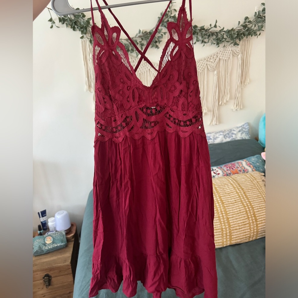 Strappy Lace Babydoll Dress